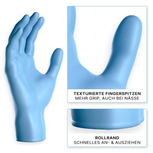 Einweg-Nitril-Handschuhe