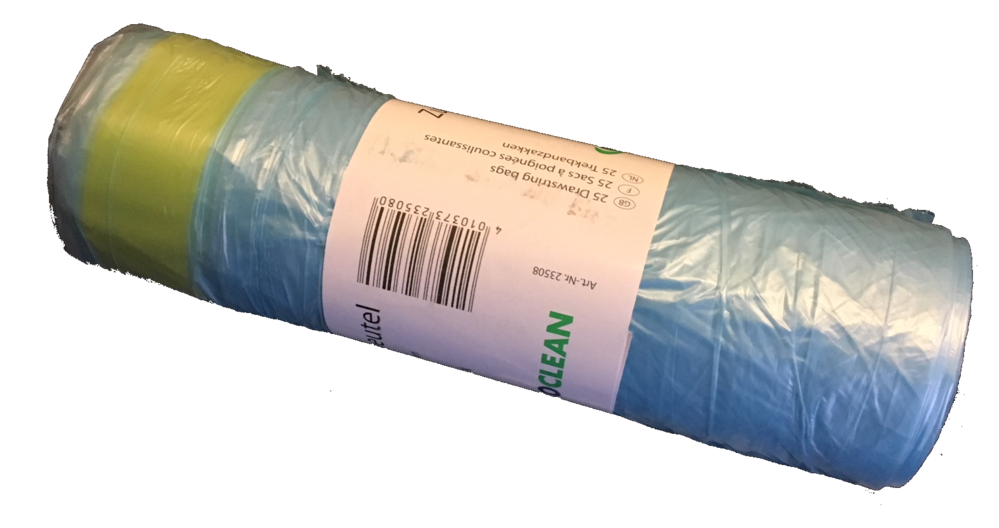 Comco Zugbandbeutel 30 Liter blau