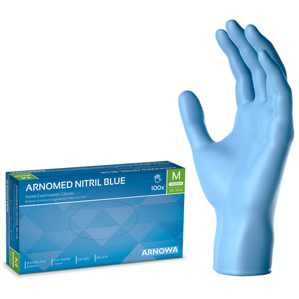 Einweg-Nitril-Handschuhe